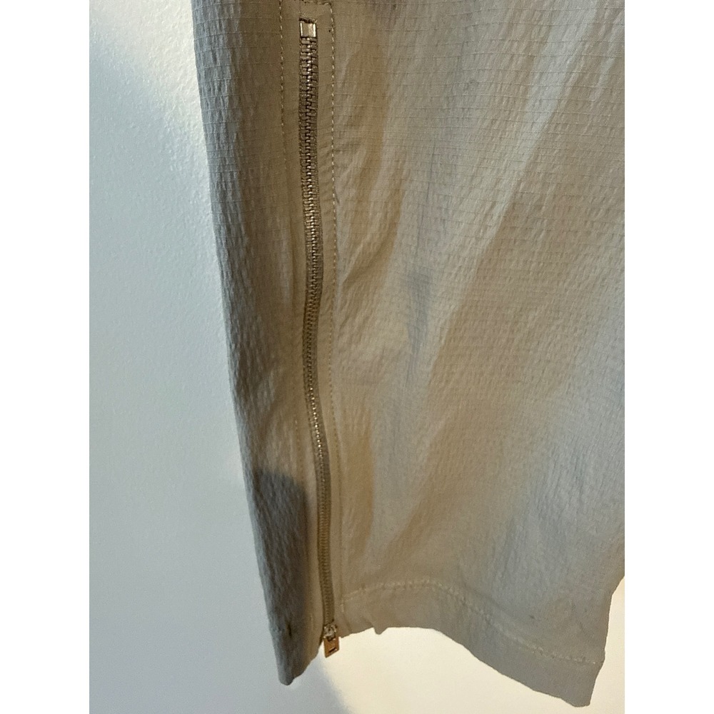 Athleta Trekkie Ankle Pants Women 4 Gray Ripstop Hiking Outdoor 291743 - Picture 3 of 8